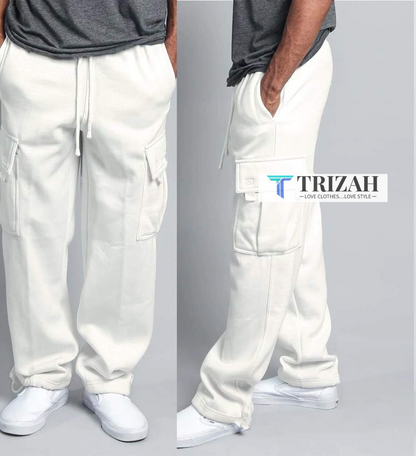 MEN'S TERRY FLEECE CARGO PANT