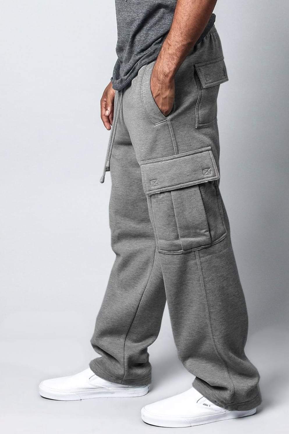 MEN'S TERRY FLEECE CARGO PANT